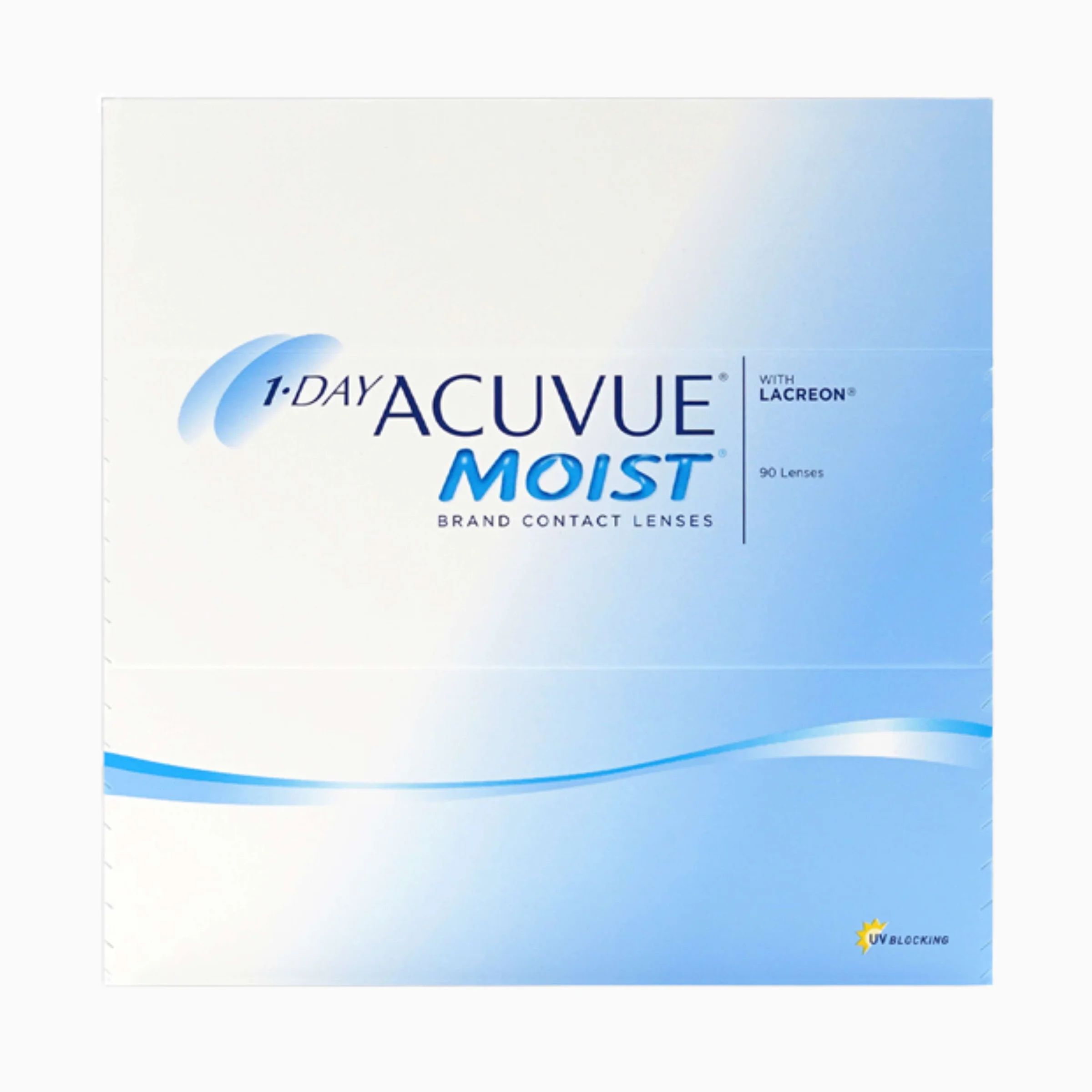 ACUVUE MOIST 1 DAY CLEAR (90 lenses)